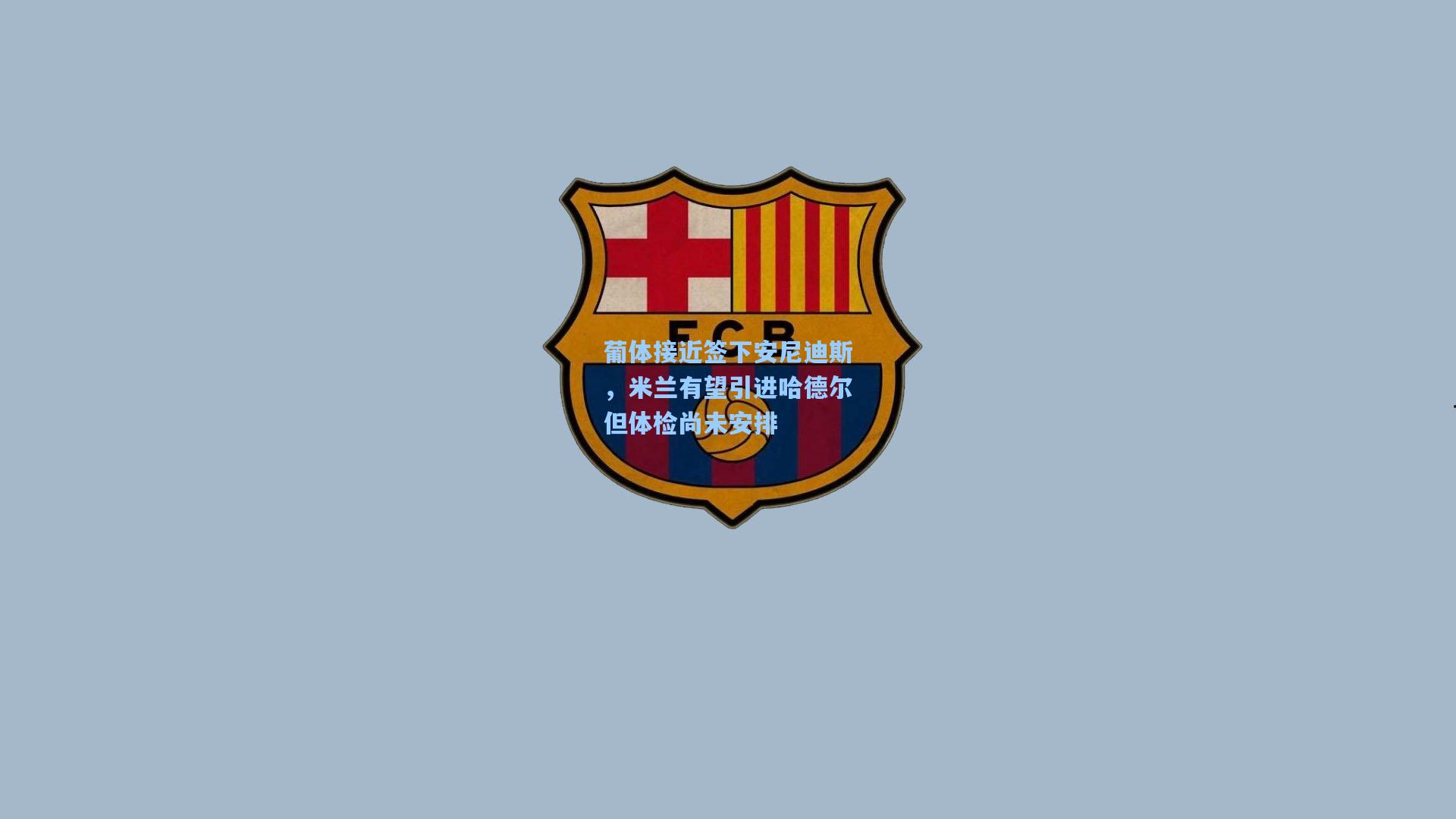 葡体接近签下安尼迪斯，米兰有望引进哈德尔但体检尚未安排